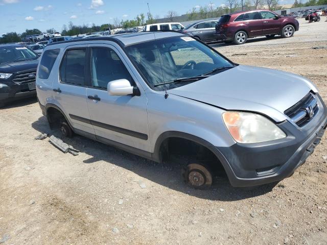 SHSRD78804U204702 - 2004 HONDA CR-V EX SILVER photo 4