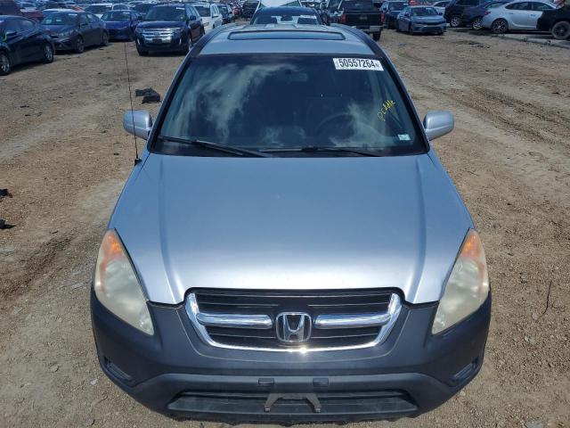 SHSRD78804U204702 - 2004 HONDA CR-V EX SILVER photo 5