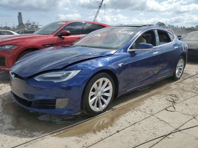 5YJSA1E29HF183952 - 2017 TESLA MODEL S BLUE photo 1