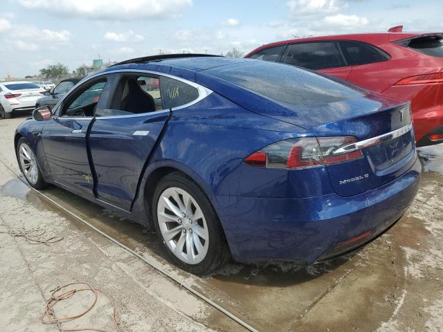 5YJSA1E29HF183952 - 2017 TESLA MODEL S BLUE photo 2