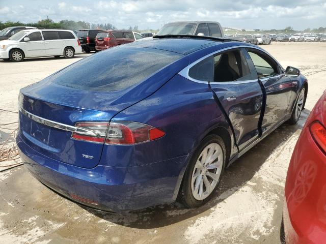 5YJSA1E29HF183952 - 2017 TESLA MODEL S BLUE photo 3