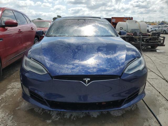 5YJSA1E29HF183952 - 2017 TESLA MODEL S BLUE photo 5