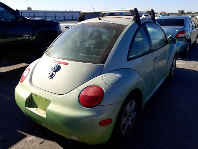 3VWCK21C31M470644 - 2001 VOLKSWAGEN NEW BEETLE GLS GREEN photo 4