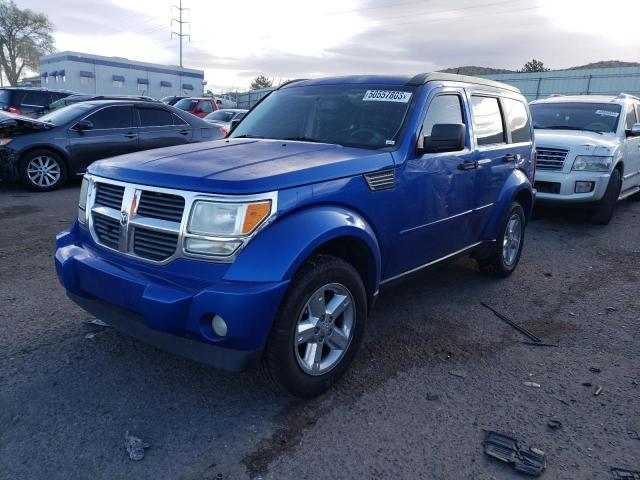 1D8GU58K57W734860 - 2007 DODGE NITRO SLT BLUE photo 1