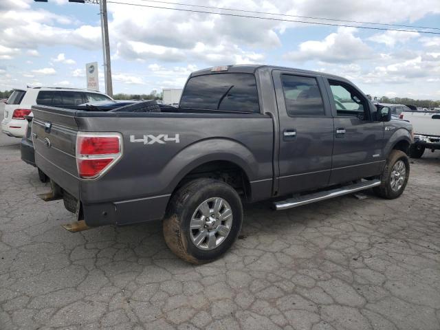 1FTFW1ET2CKD52054 - 2012 FORD F150 SUPERCREW GRAY photo 3