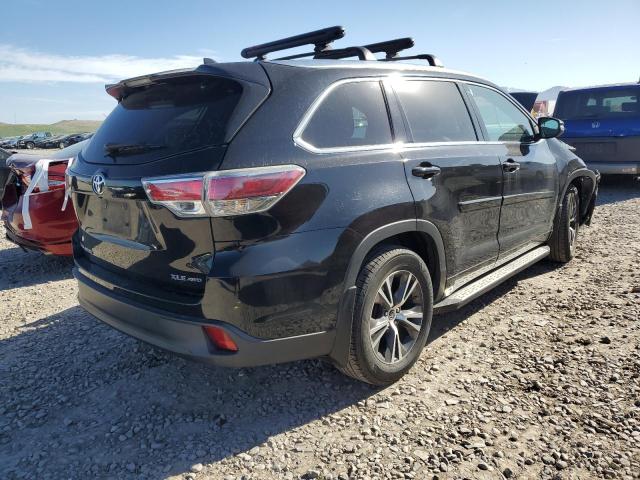 5TDJKRFH5GS346066 - 2016 TOYOTA HIGHLANDER XLE BLACK photo 3