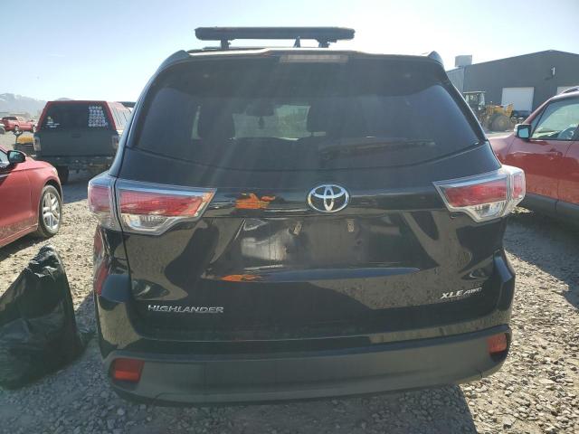 5TDJKRFH5GS346066 - 2016 TOYOTA HIGHLANDER XLE BLACK photo 6