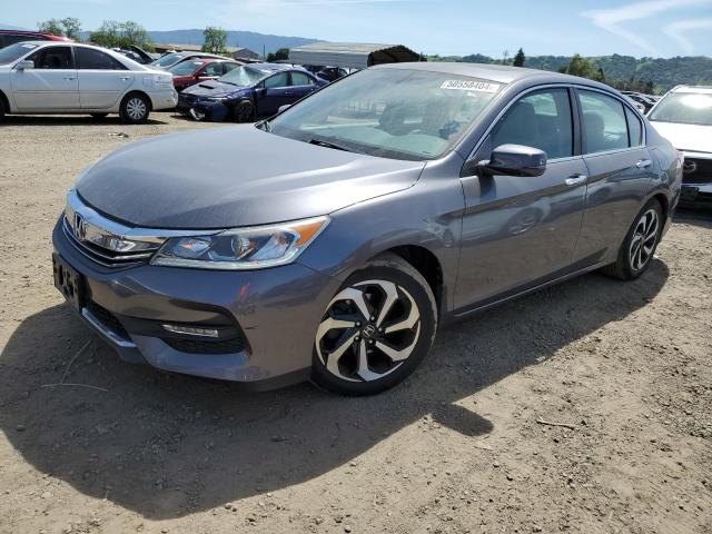 1HGCR2F82GA010157 - 2016 HONDA ACCORD EXL CHARCOAL photo 1