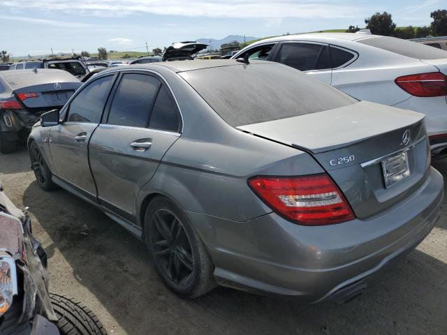 WDDGF4HB2ER316065 - 2014 MERCEDES-BENZ C 250 GRAY photo 2