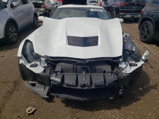 1G1YB2D73K5110832 - 2019 CHEVROLET CORVETTE STINGRAY 1LT WHITE photo 5