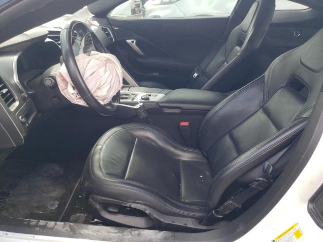 1G1YB2D73K5110832 - 2019 CHEVROLET CORVETTE STINGRAY 1LT WHITE photo 7