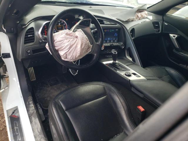 1G1YB2D73K5110832 - 2019 CHEVROLET CORVETTE STINGRAY 1LT WHITE photo 8