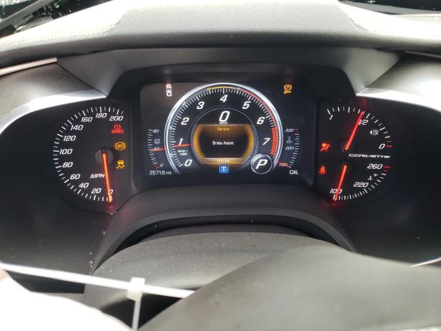 1G1YB2D73K5110832 - 2019 CHEVROLET CORVETTE STINGRAY 1LT WHITE photo 9