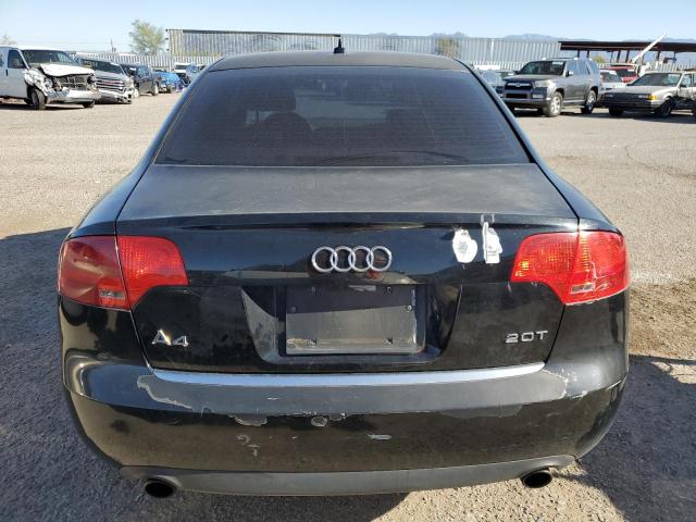 WAUAF78E18A033328 - 2008 AUDI A4 2.0T BLACK photo 6