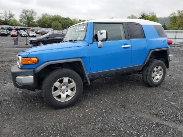 JTEBU11F770056237 - 2007 TOYOTA FJ CRUISER BLUE photo 1