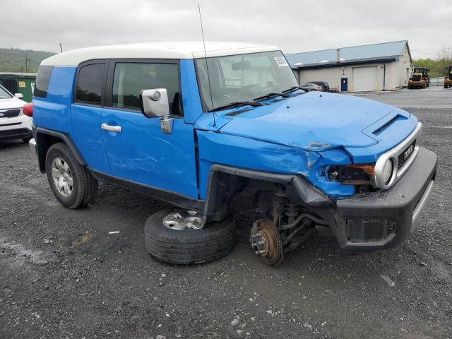 JTEBU11F770056237 - 2007 TOYOTA FJ CRUISER BLUE photo 4