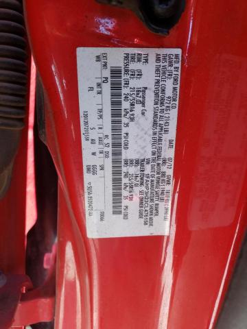 1FAHP3H23CL476158 - 2012 FORD FOCUS SEL RED photo 12