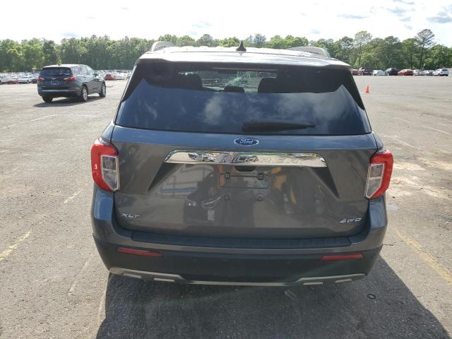 1FMSK8DHXPGB28146 - 2023 FORD EXPLORER XLT GRAY photo 6