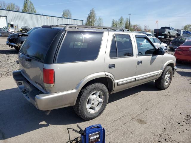 1GNDT13W6YK119936 - 2000 CHEVROLET BLAZER BEIGE photo 3