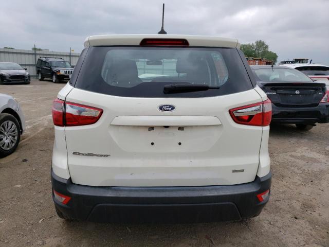 MAJ3S2FE7LC341376 - 2020 FORD ECOSPORT S WHITE photo 6