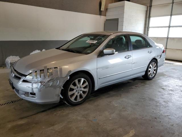 1HGCM66507A025221 - 2007 HONDA ACCORD EX SILVER photo 1