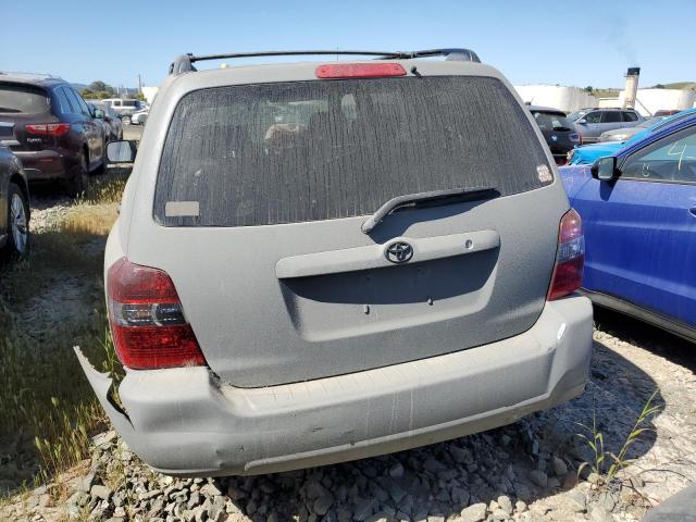 JTEGD21A160147583 - 2006 TOYOTA HIGHLANDER GRAY photo 6