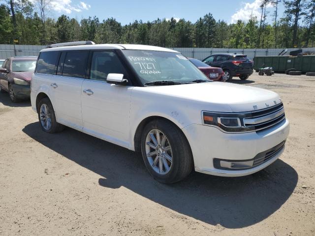 2FMHK6D86DBD05096 - 2013 FORD FLEX LIMITED WHITE photo 4