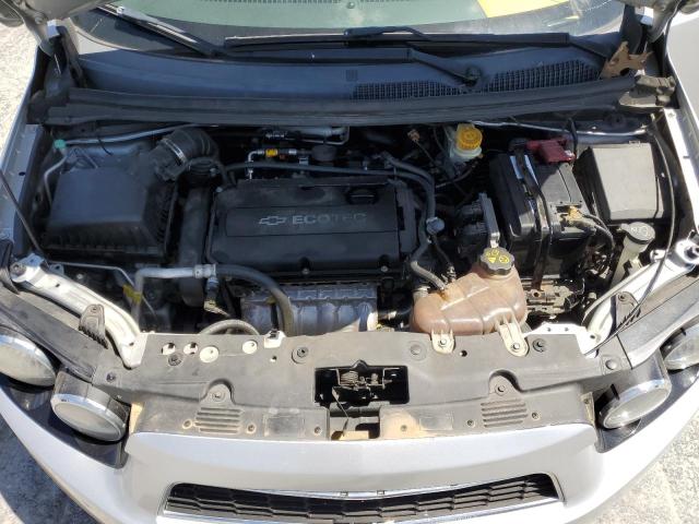 1G1JC5SH0C4126148 - 2012 CHEVROLET SONIC LT SILVER photo 11