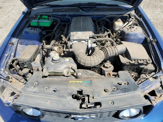 1ZVFT82H975243402 - 2007 FORD MUSTANG GT BLUE photo 11
