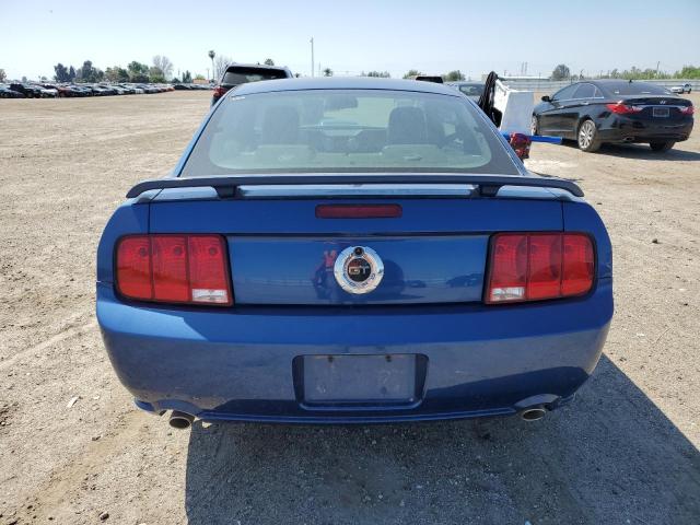1ZVFT82H975243402 - 2007 FORD MUSTANG GT BLUE photo 6