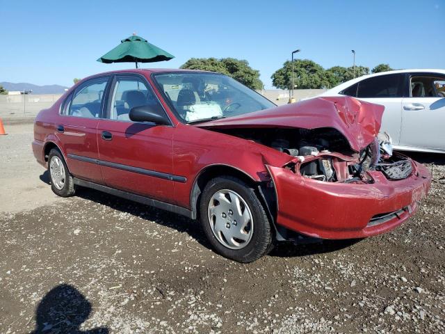 1HGEJ667XVL029460 - 1997 HONDA CIVIC LX RED photo 4