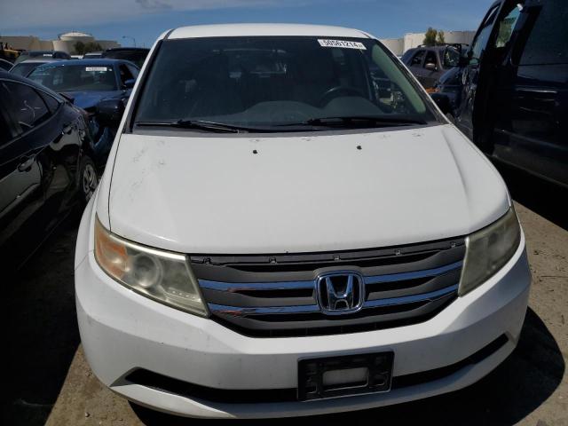 5FNRL5H42DB010832 - 2013 HONDA ODYSSEY EX WHITE photo 5