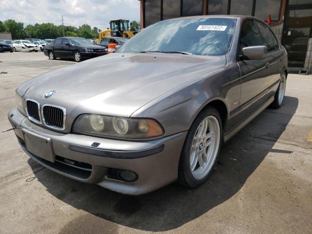WBADN63433GS56405 - 2003 BMW 540 I AUTOMATIC Srebrny zdjęcie 2