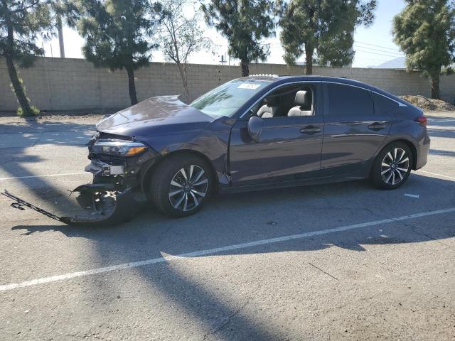 19XFL1H74NE014619 - 2022 HONDA CIVIC EXL ლურჯი ფოტო 1