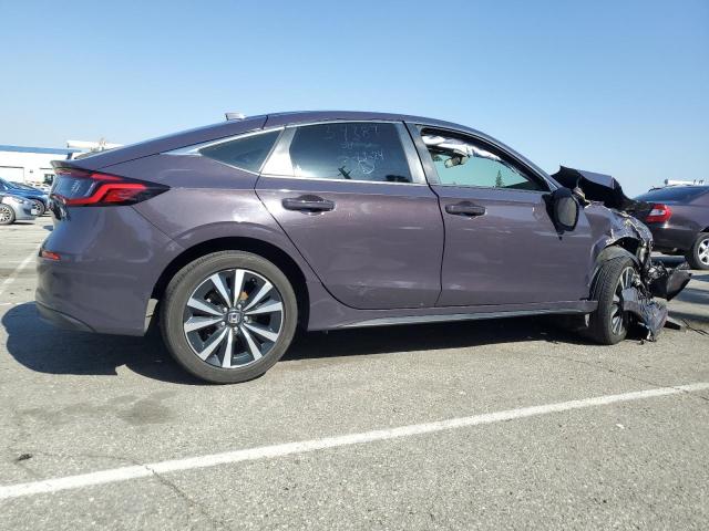 19XFL1H74NE014619 - 2022 HONDA CIVIC EXL ლურჯი ფოტო 3