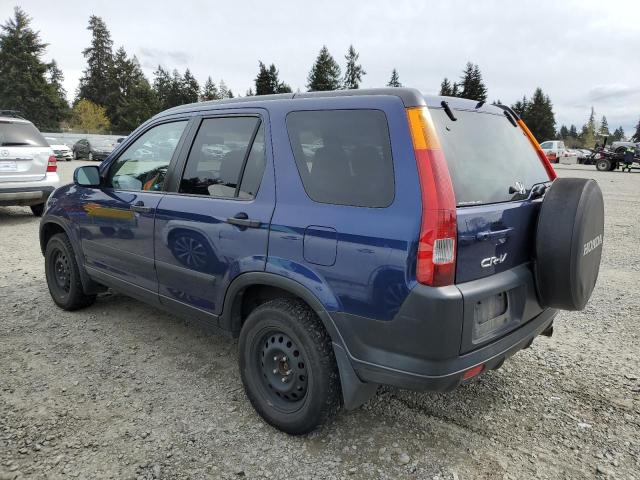 JHLRD788X2C041030 - 2002 HONDA CR-V EX BLUE photo 2