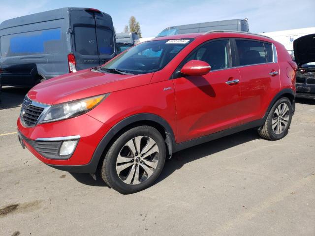 KNDPCCA23C7307472 - 2012 KIA SPORTAGE EX RED photo 1