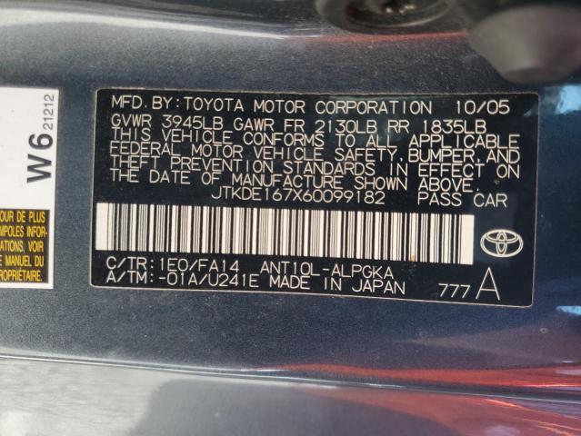 JTKDE167X60099182 - 2006 TOYOTA SCION TC 灰色 照片 13