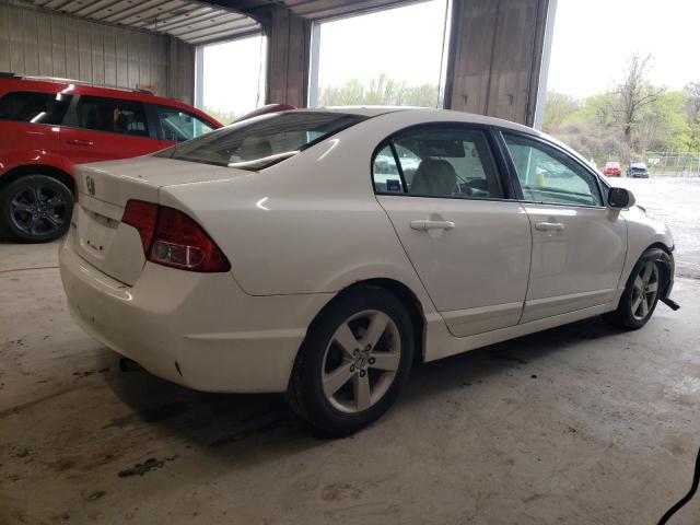 2HGFA16828H351074 - 2008 HONDA CIVIC EX WHITE photo 3