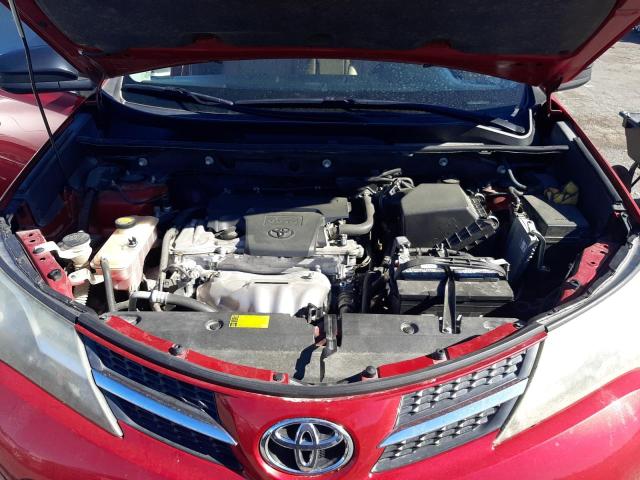 JTMBFREV7DD045841 - 2013 TOYOTA RAV4 LE RED photo 11