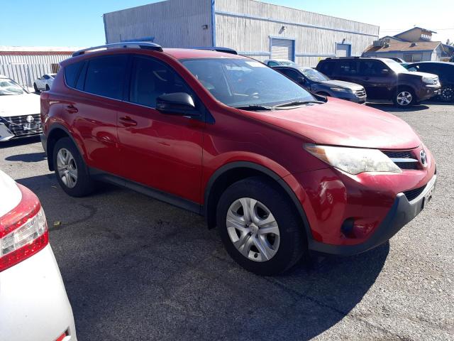 JTMBFREV7DD045841 - 2013 TOYOTA RAV4 LE RED photo 4