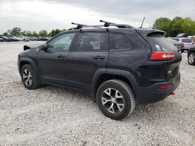 1C4PJMBB6JD514589 - 2018 JEEP CHEROKEE TRAILHAWK BLACK photo 2