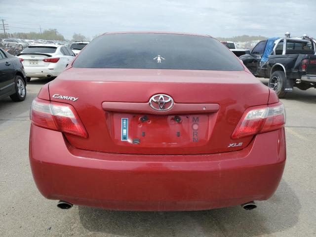 4T1BK46K47U031995 - 2007 TOYOTA CAMRY LE RED photo 6