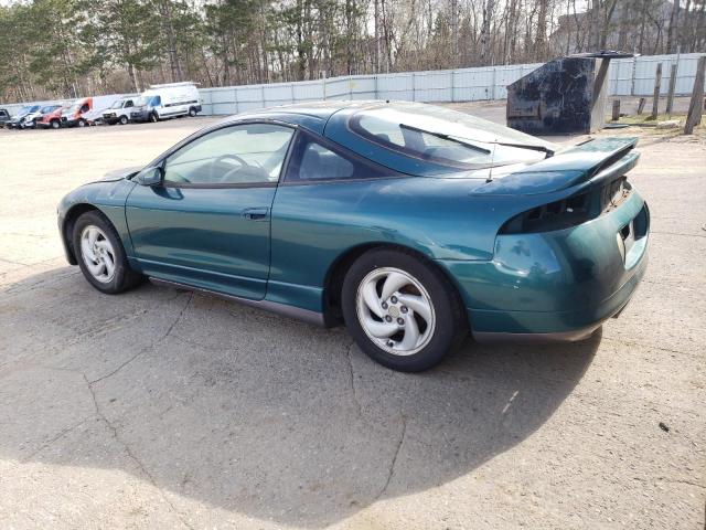 4A3AL54F6TE243601 - 1996 MITSUBISHI ECLIPSE GSX GREEN photo 2