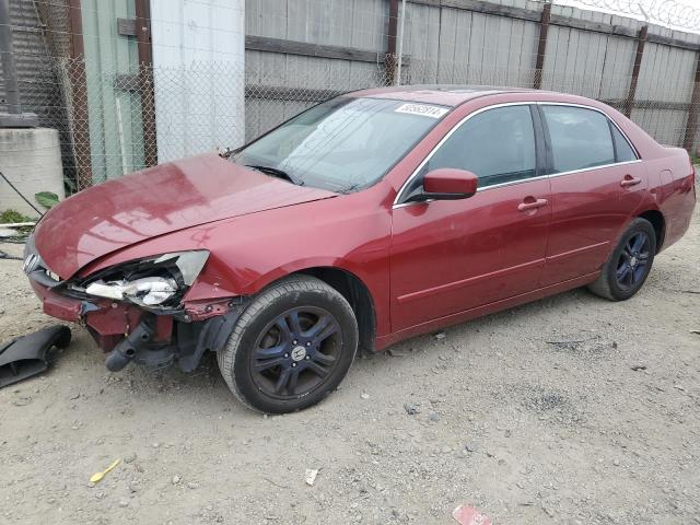 1HGCM56897A197591 - 2007 HONDA ACCORD EX BURGUNDY photo 1