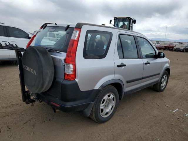 JHLRD785X6C059927 - 2006 HONDA CR-V LX SILVER photo 3