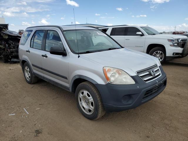 JHLRD785X6C059927 - 2006 HONDA CR-V LX SILVER photo 4