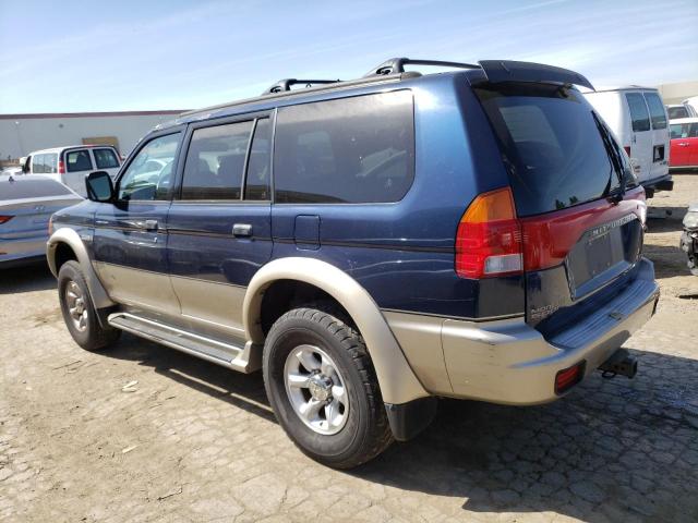 JA4MT41R4XP031714 - 1999 MITSUBISHI MONTERO SPORT LIMITED BLUE photo 2