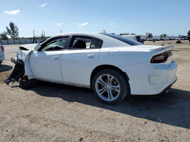 2C3CDXCT4MH574218 - 2021 DODGE CHARGER R/T WHITE photo 2