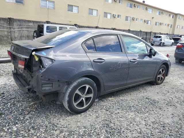 19XFB2F73FE077403 - 2015 HONDA CIVIC SE GRAY photo 3